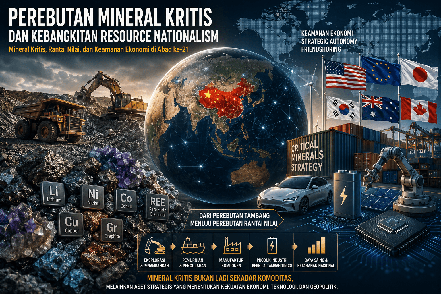 Perebutan Mineral Kritis dan Kebangkitan Resource Nationalism